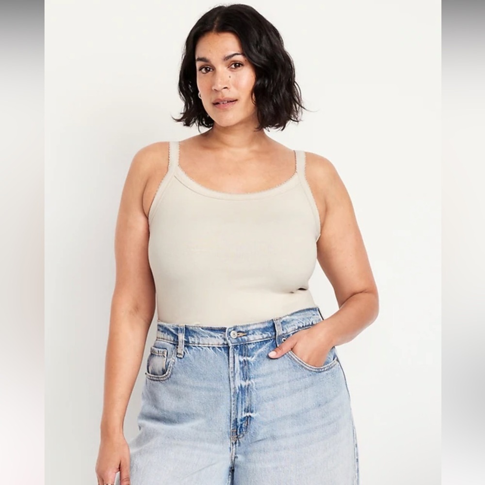 Old Navy Women's Beige Tank Top